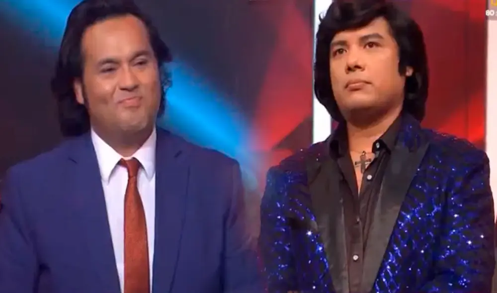 El duelo entre 'Dyango' y 'Sandro' fue definido como la mejor batalla de Yo soy. Foto: captura Yo soy / Latina