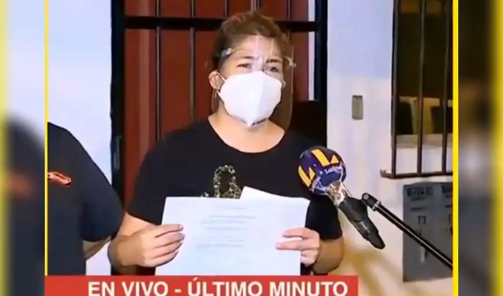 La señora Felicia Castillo llevaba más de 20 días dependiendo de balones de oxígeno. Foto: captura de Latina La señora Felicia Castillo llevaba más de 20 días dependiendo de balones de oxígeno. Foto: captura de Latina