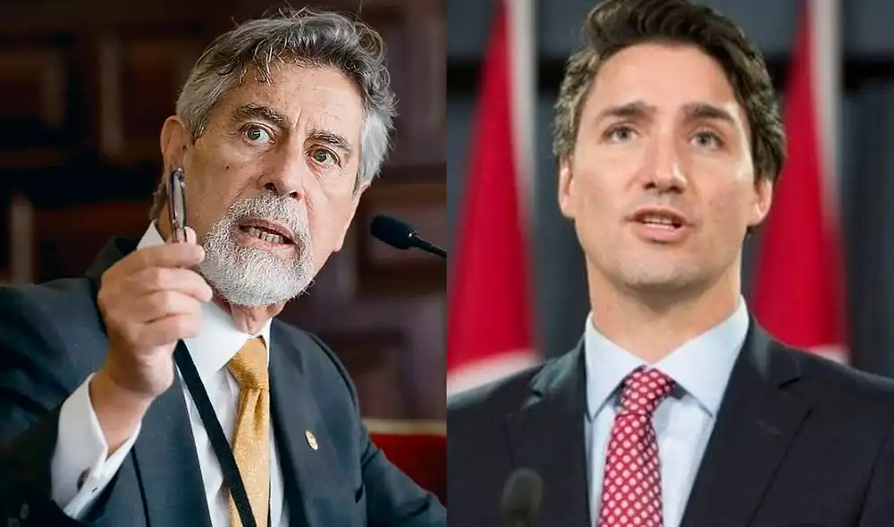 Sagasti le agradeció por los programas de cooperación de larga data entre Canadá y Perú. Foto: Composición/difusión/AFP Sagasti le agradeció por los programas de cooperación de larga data entre Canadá y Perú. Foto: Composición/difusión/AFP