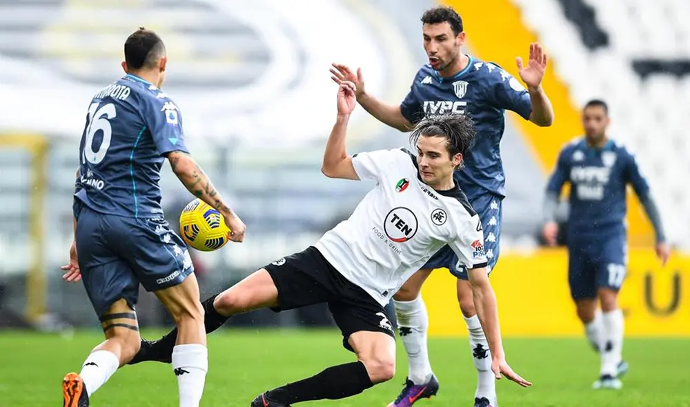 El Estadio Alberto Picco fue escenario del Benevento vs. Spezia. Foto: EFE