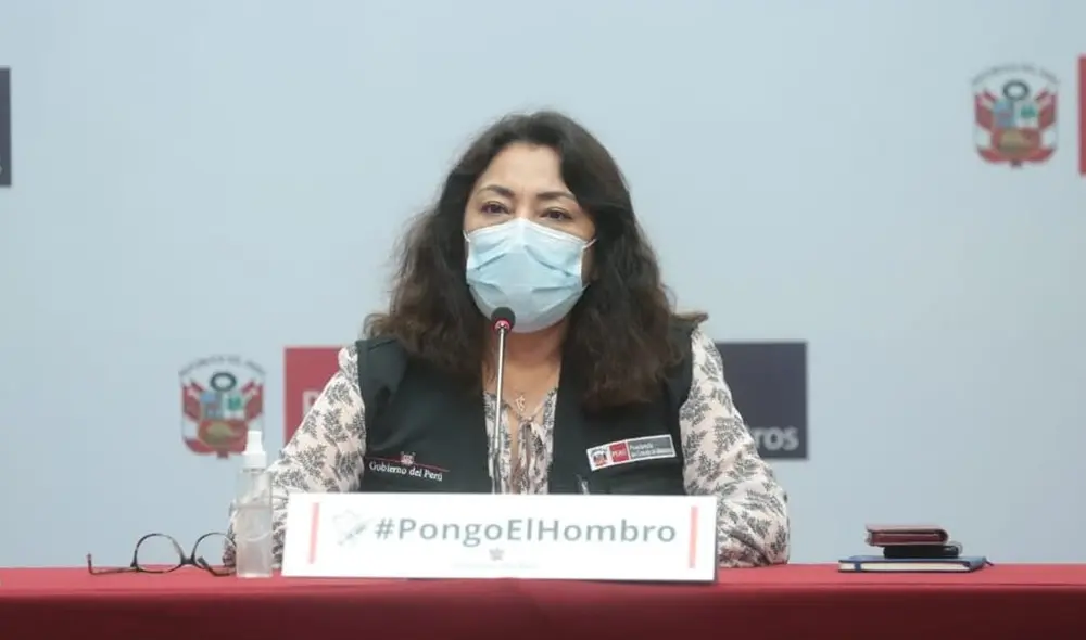 Violeta Bermúdez enfatizó que no se debe hacer dudar a la población sobre la protección de la vacuna. Foto: PCM