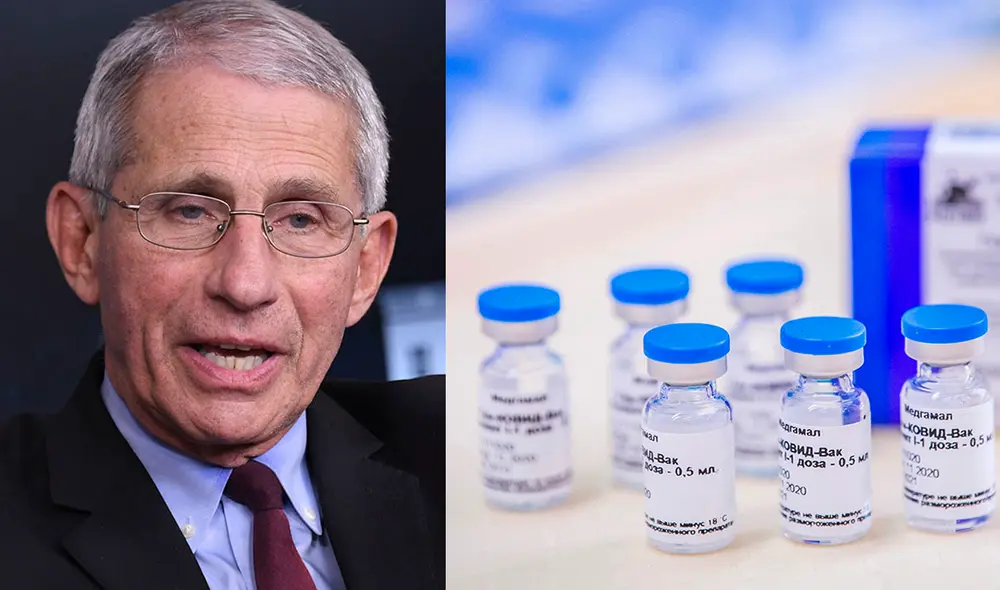 Anthony Fauci se refirió a los datos disponibles de la vacuna rusa Sputnink V contra la COVID-19. Foto: Composición LR