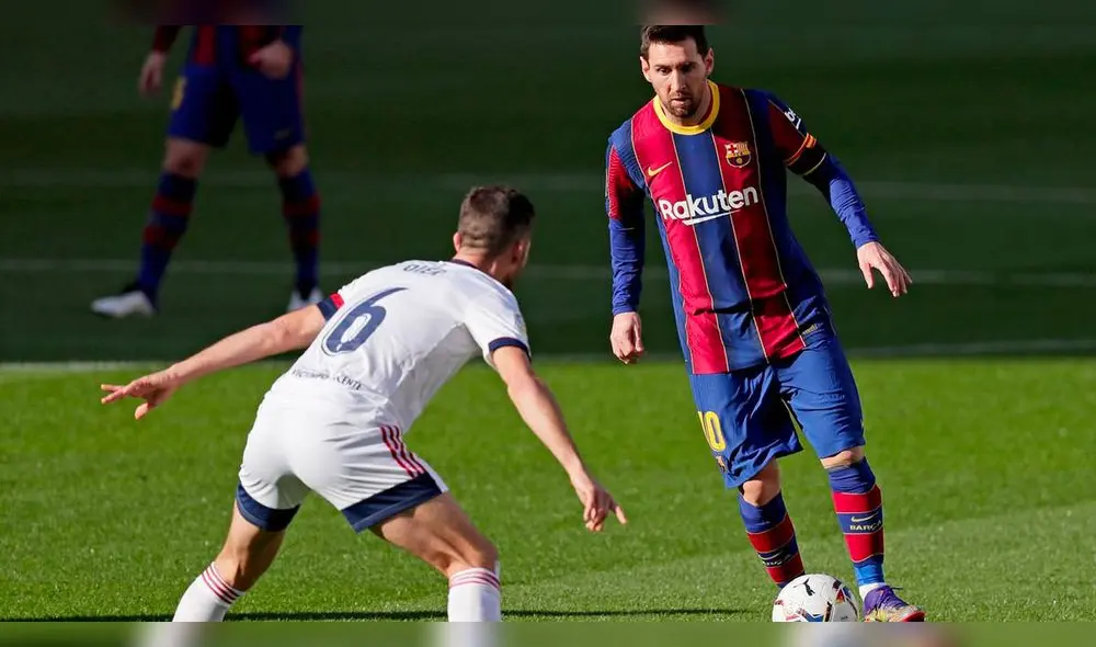 Barcelona vs. Osasuna juegan desde las 3.00 p. m. (hora peruana). Foto: EFE Barcelona vs. Osasuna juegan desde las 3.00 p. m. (hora peruana). Foto: EFE