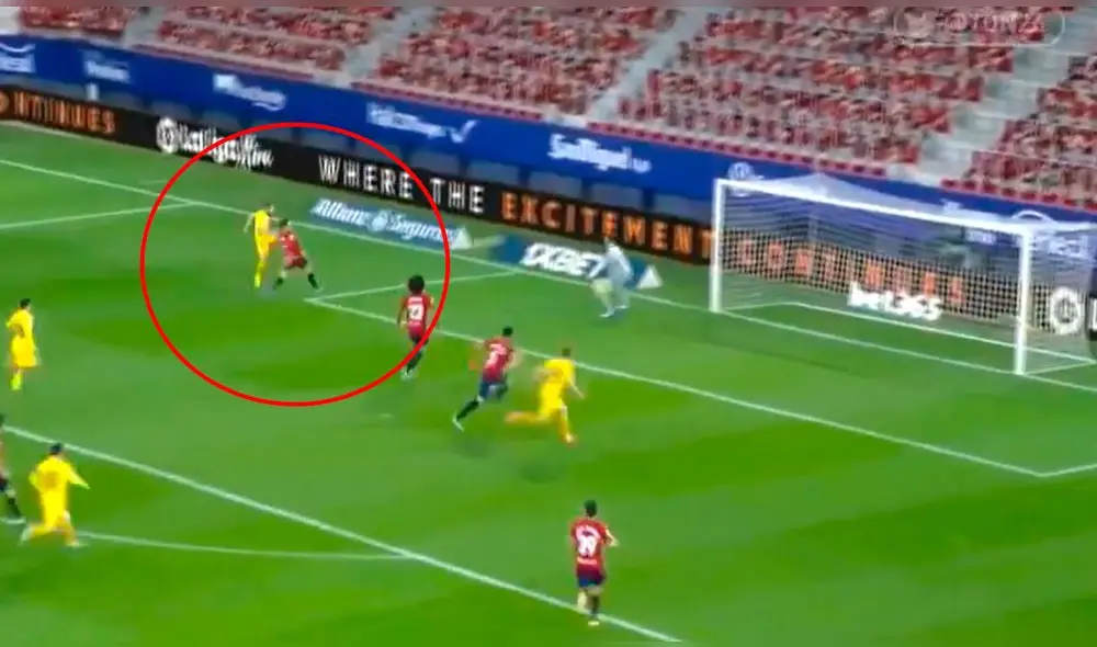 Jordi Alba anotó de un zurdazo tras una genial asistencia de Messi. Foto: captura/ESPN