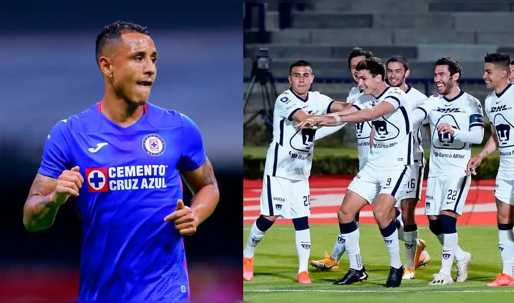 Cruz Azul y Pumas chocan en el Estado Olímpico Universitario. Foto: Twitter Cruz Azul y Pumas chocan en el Estado Olímpico Universitario. Foto: Twitter