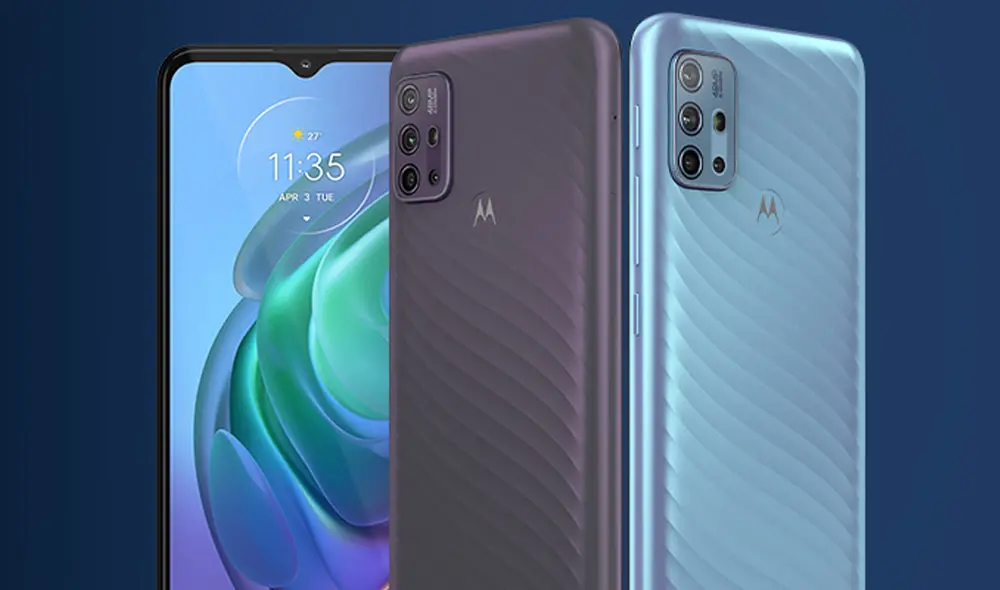 El Moto G10 Power tendrá cuádruple cámara trasera. Foto: Motorola El Moto G10 Power tendrá cuádruple cámara trasera. Foto: Motorola