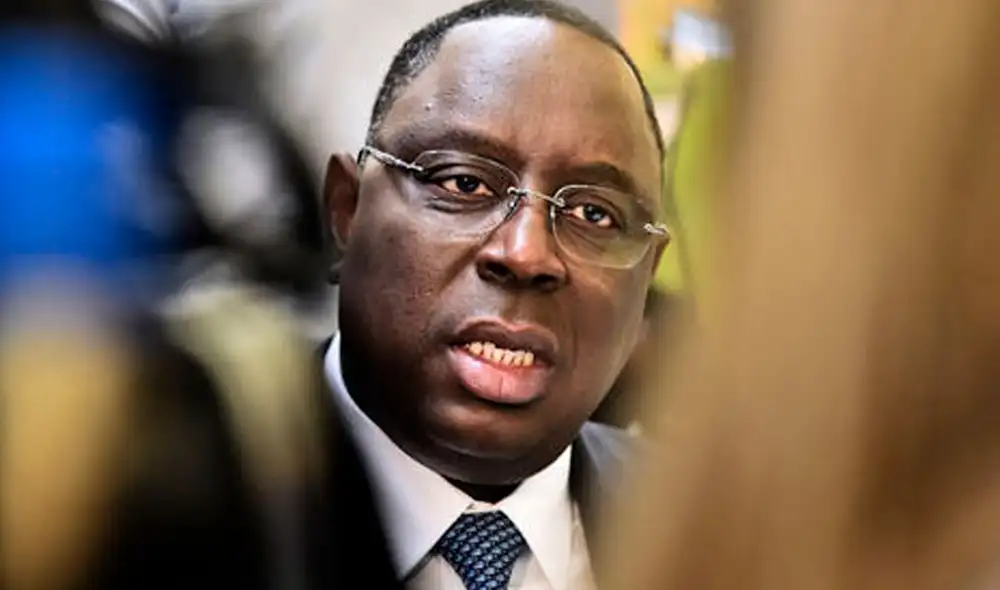 El presidente Macky Sall llegó al poder en 2012 tras ganar a Abdoulaye Wade (2000-2012), quien aspiraba a un tercer mandato no autorizado. Foto: AFP