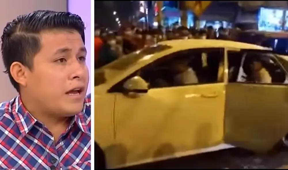 El autor atacó por la parte derecha al cómico en el asiento del copiloto cuando el auto estaba detenido debido al tráfico. Foto: composición El autor atacó por la parte derecha al cómico en el asiento del copiloto cuando el auto estaba detenido debido al tráfico. Foto: composición