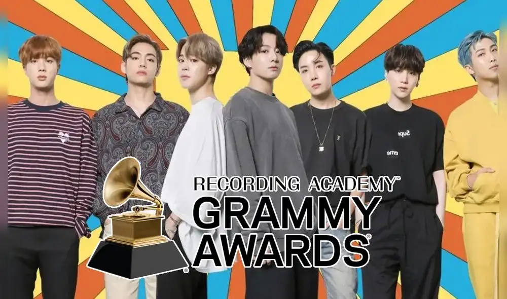 BTS será una de los grupos que se presenten en la próxima ceremonia de los Grammy Awards. Foto: composición/Facebook/BTS