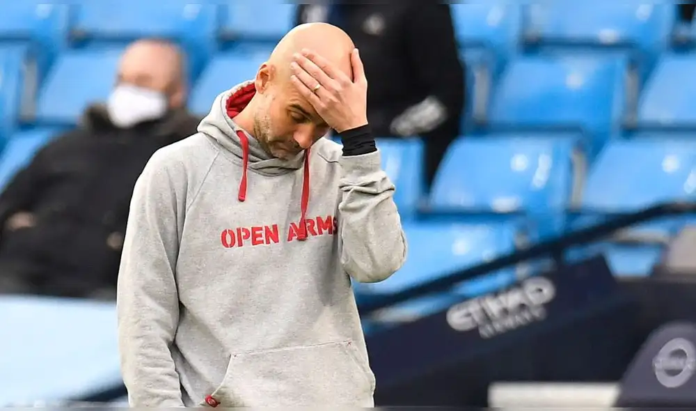 Pep Guardiola perdió, por primera vez en el año, un partido en el Etihad Stadium. Foto: EFE Pep Guardiola perdió, por primera vez en el año, un partido en el Etihad Stadium. Foto: EFE