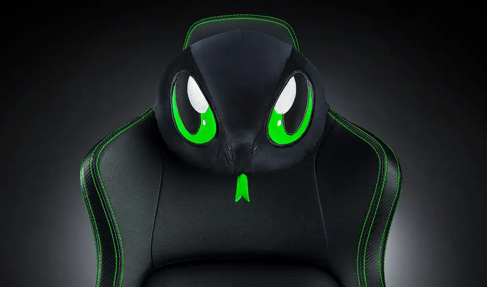 En la conferencia Razer Store Live, la compañía presentó una nueva almohada para sillas gamer como parte de la colección Sneki Snek. Foto: Razer
