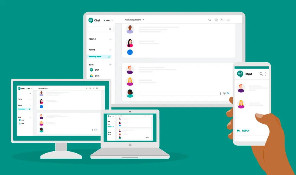 Google Chat es una app gratuita disponible para iPhone y Android. Foto: Twitter Google Chat es una app gratuita disponible para iPhone y Android. Foto: Twitter