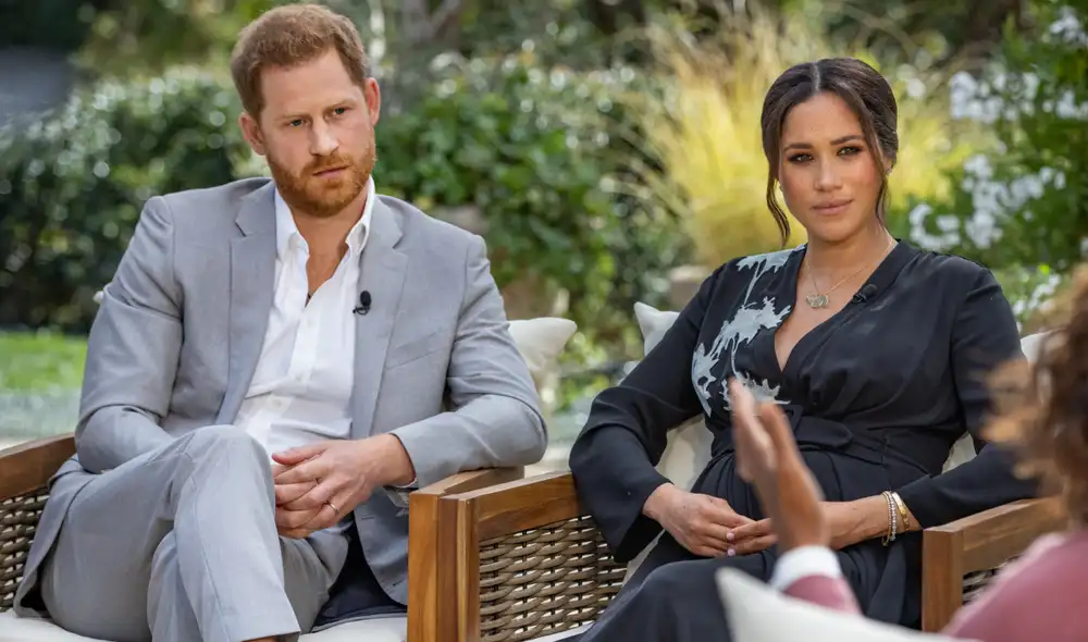 La esposa del príncipe Harry aseguró que sufrió una severa depresión cuando se encontraba en el quinto mes de embarazo de Archie, su primer hijo. Foto: AFP