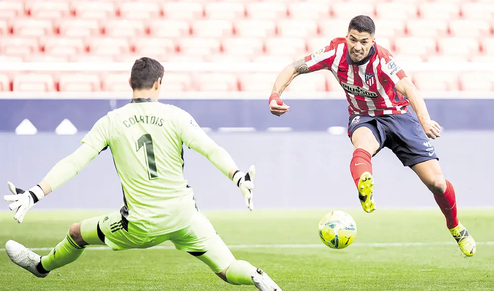 Infalible. Suárez rompió su mala racha y ya lleva 17 goles. Foto: difusión