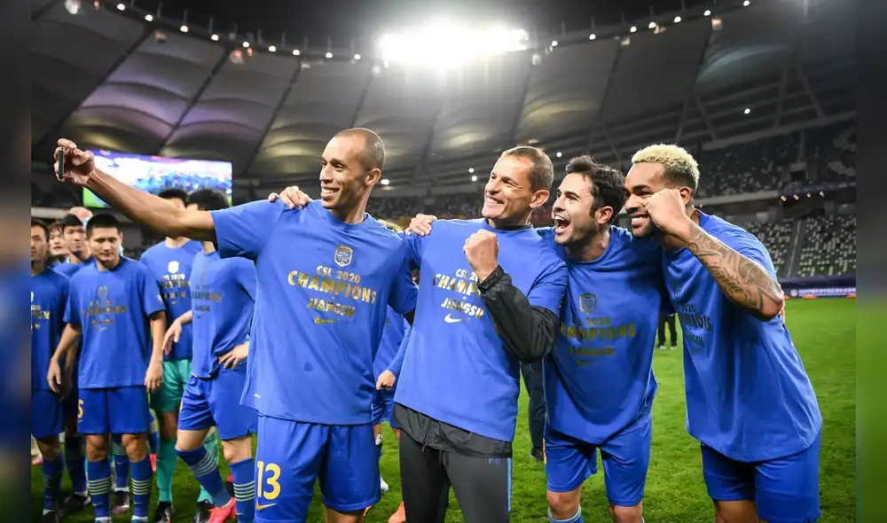 João Miranda, campeón de España con el Atlético de Madrid y campeón de América con Brasil, se unió al Jiangsu en el 2019. Foto: difusión