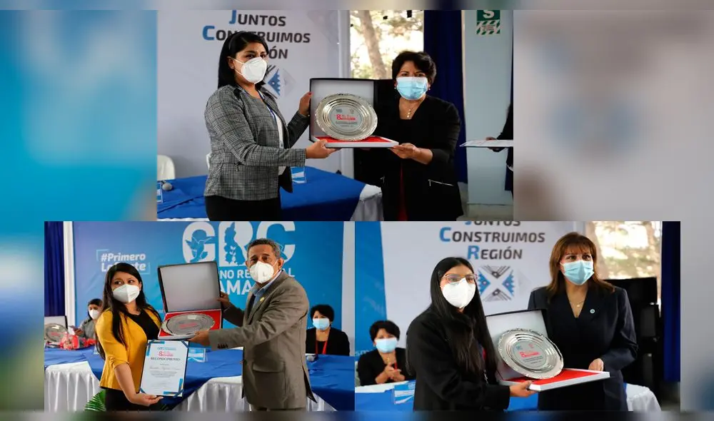 Reconocen a mujeres en su lucha contra la COVID-19. Foto: Gobierno Regional de Cajamarca