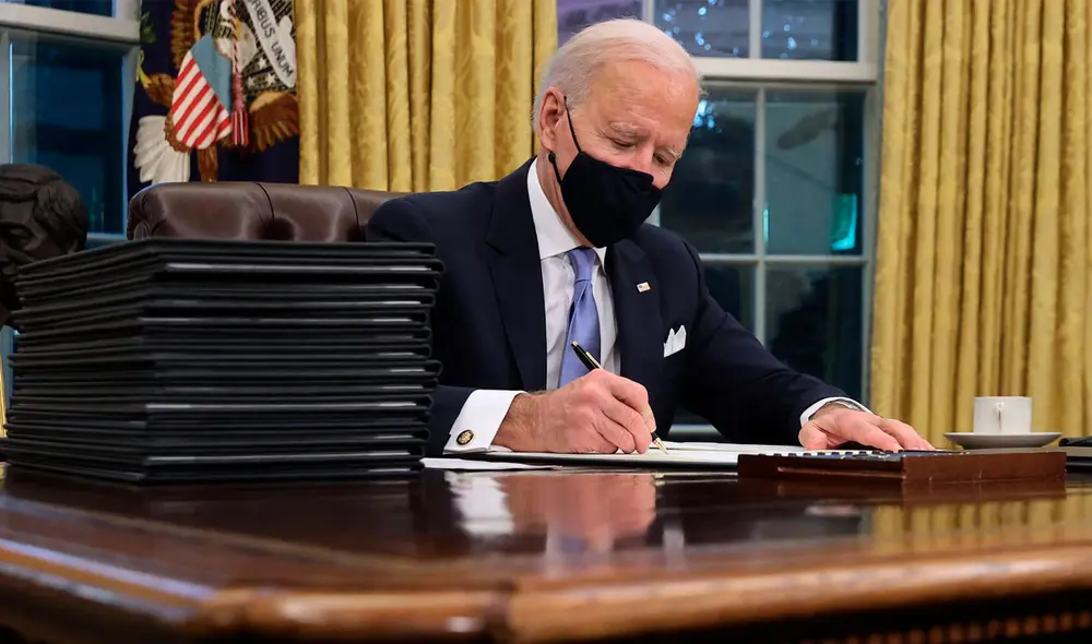 El presidente también firmará otra orden ejecutiva para crear el Consejo sobre Políticas de Igualdad de Género. Foto: AFP El presidente también firmará otra orden ejecutiva para crear el Consejo sobre Políticas de Igualdad de Género. Foto: AFP