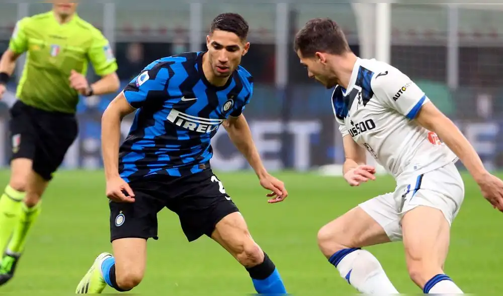 Inter de Milan empata a cero en los primeros 45 minutos. Foto: EFE