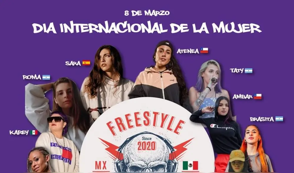 Las mujeres más destacadas del panorama actual del freestyle en habla hispana. Foto: Freestyle Alterno