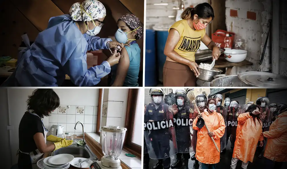 Susana Osorio, economista especialista en género, señaló que se deben construir relaciones de género más igualitarias que derriben las estructuras sobre las que se organiza el cuidado en este sistema económico. Foto: composición La República