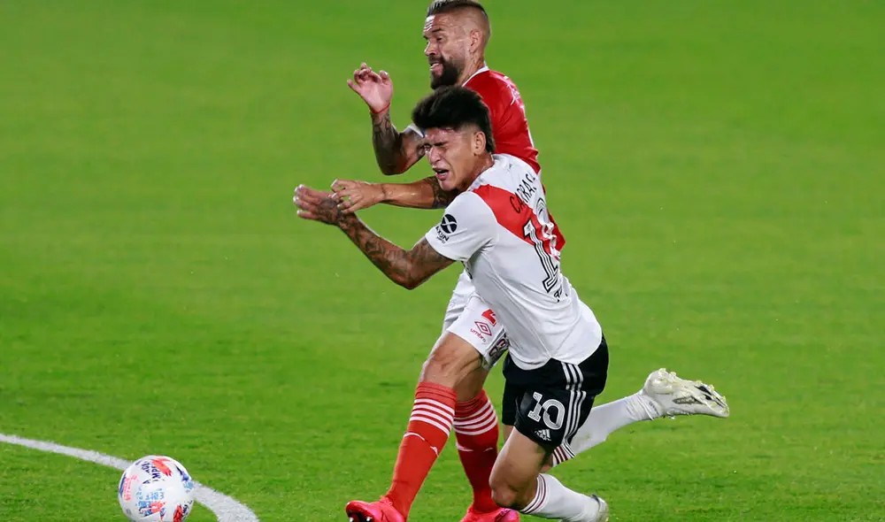 River y Argentinos Juniors igualan 0-0 por la Copa de la Liga Profesional. Foto: ESPN/Twitter River y Argentinos Juniors igualan 0-0 por la Copa de la Liga Profesional. Foto: ESPN/Twitter