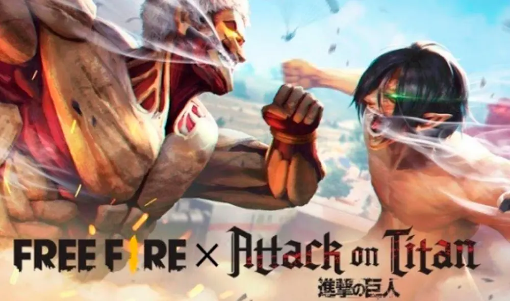 El evento de colaboración entre Free Fire y Shingeki No Kyojin se realizará en los próximos días. Foto: Garena