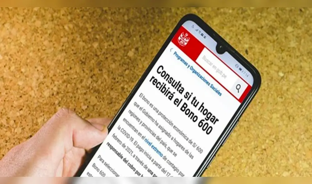 El Bono 600 soles se viene pagando desde el pasado 17 de febrero del 2021. Foto: Midis El Bono 600 soles se viene pagando desde el pasado 17 de febrero del 2021. Foto: Midis