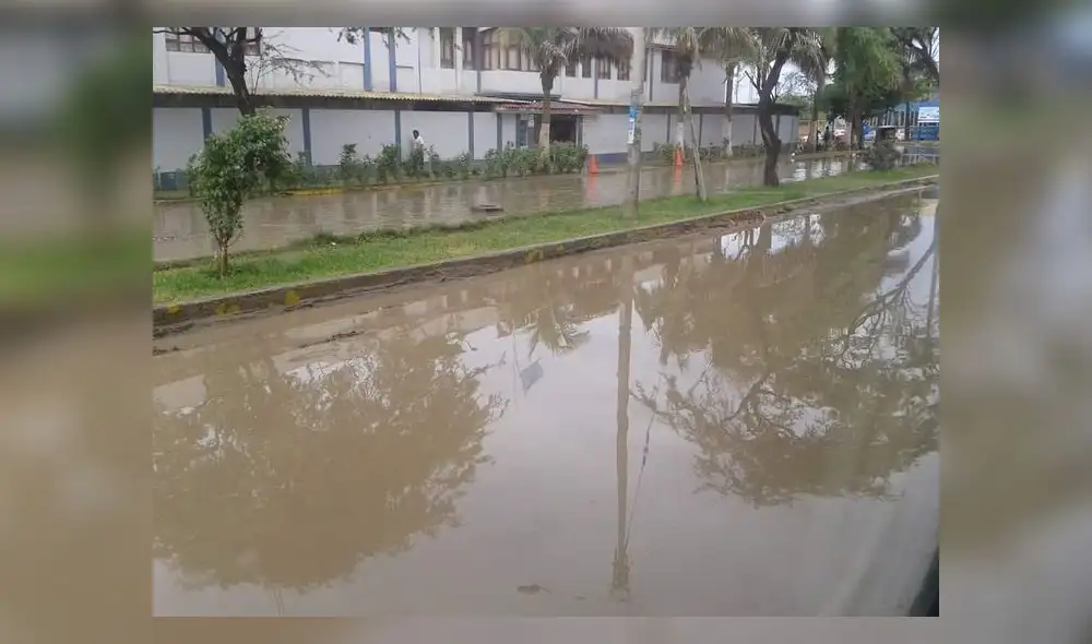 Las principales avenidas de Talara colapsaron. Foto: difusión