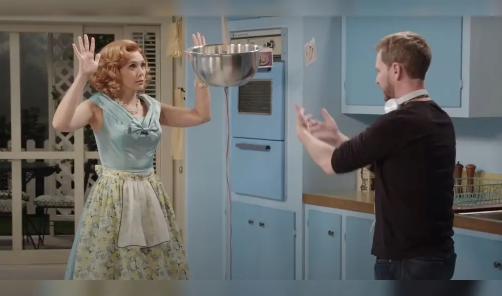 WandaVision en detrás de cámaras. Foto: Disney+