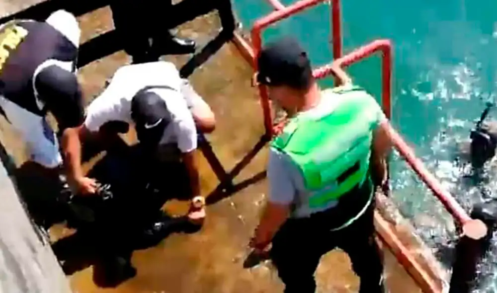 Durante el 2020, dos varones fueron arrastrados por el mar y desaparecieron. Foto: PNP Durante el 2020, dos varones fueron arrastrados por el mar y desaparecieron. Foto: PNP