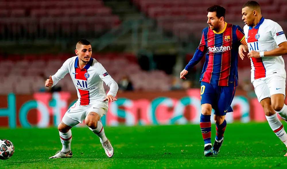 El partido de ida terminó 4-1 a favor del PSG. Foto: EFE
