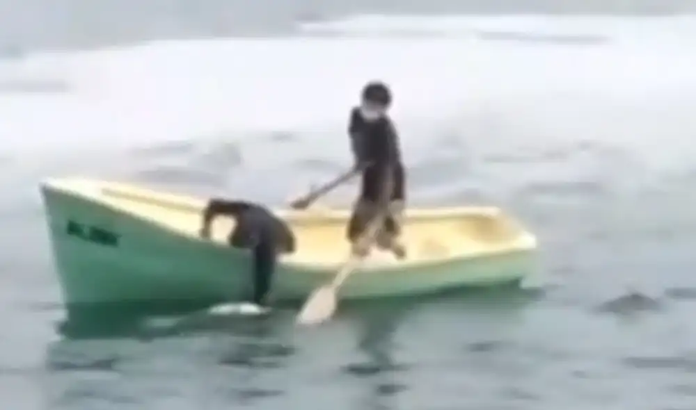 Los cadáveres de los dos jóvenes habrían sido reconocidos por un sujeto que asegura ser su amigo y que los busca desde el último sábado. Foto: captura de Panamericana