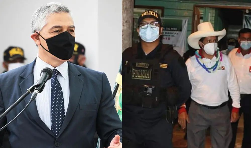 José Elice señaló que una vez obtenida la declaración de Pedro Castillo en la comisaría de Mazuko, se le dejo ir. Foto: composición / La República José Elice señaló que una vez obtenida la declaración de Pedro Castillo en la comisaría de Mazuko, se le dejo ir. Foto: composición / La República