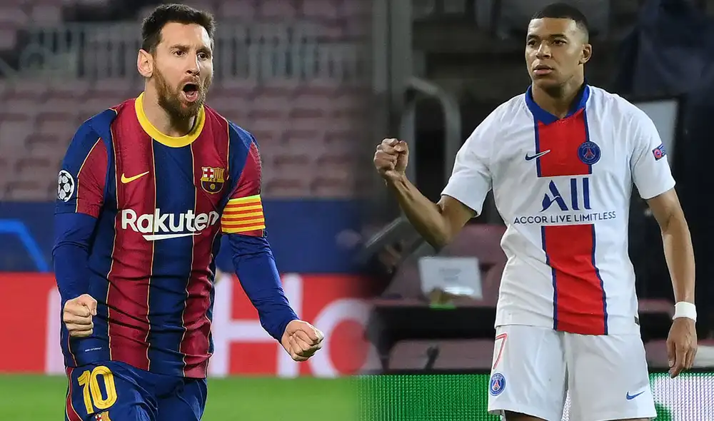 Lionel Messi y Kylian Mbappé liderarán a sus respectivos equipos. Foto: composición EFE/AFP