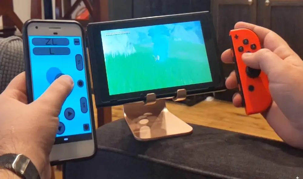 Necesitarás instalar una aplicación llamada JoyCon Droid en tu teléfono. Foto: Vandal
