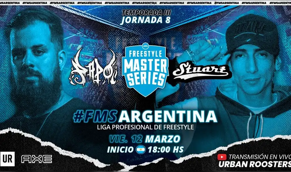 Papo y Stuart se verán las caras previo a la gran final de FMS Argentina 2020. Foto: Urban Roosters