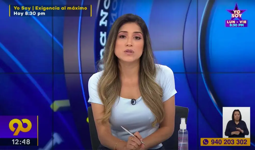 La conductora comenzó expresando gratitud a aquellos que la apoyaron desde que comunicó públicamente la lucha de su padre contra la COVID-19. Foto: captura Latina