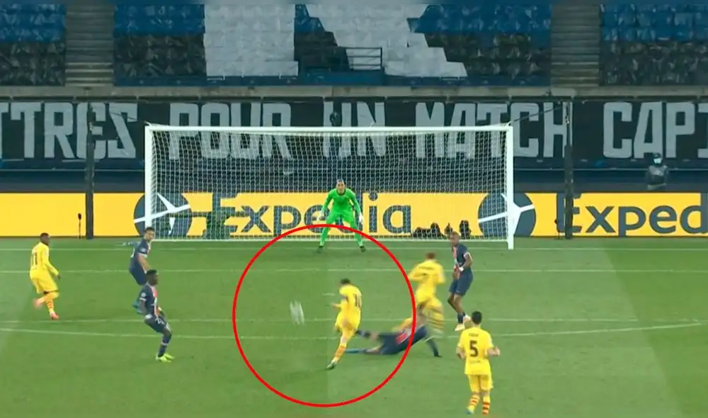 Lionel Messi igualó el marcador en el Parque de los Príncipes. Foto: captura/Movistar LaLiga Lionel Messi igualó el marcador en el Parque de los Príncipes. Foto: captura/Movistar LaLiga