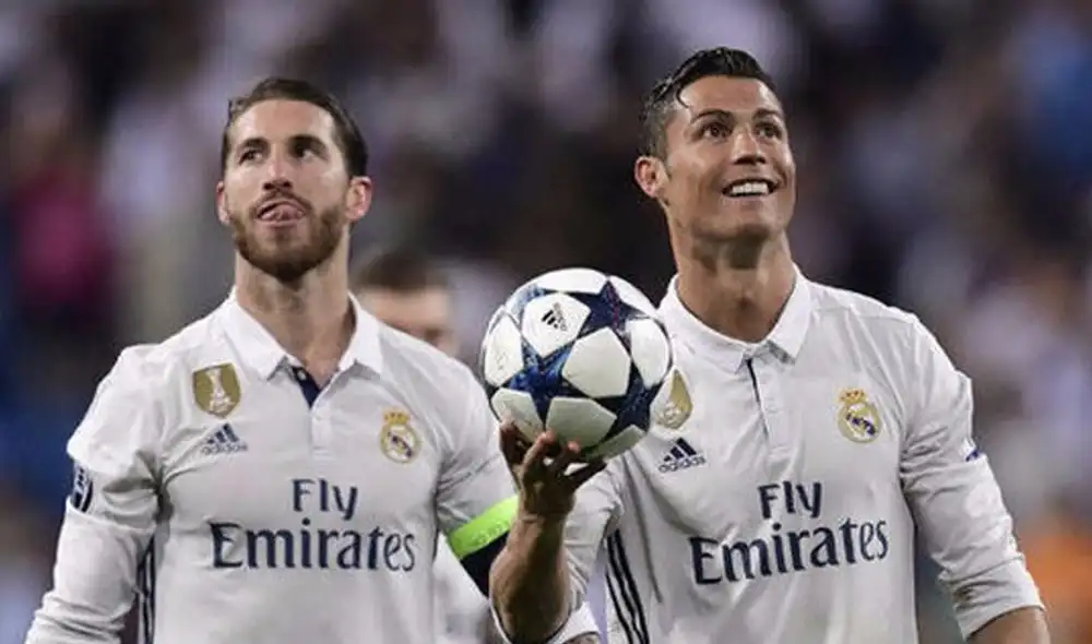 Sergio Ramos y Cristiano Ronaldo compartieron filas en el Real Madrid por nueve temporadas. Foto: AFP Sergio Ramos y Cristiano Ronaldo compartieron filas en el Real Madrid por nueve temporadas. Foto: AFP