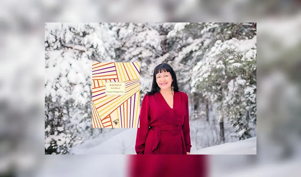 Poeta Roxana Crisólogo Correa junto a su nuevo libro que presenta vía virtual esta noche. Poeta Roxana Crisólogo Correa junto a su nuevo libro que presenta vía virtual esta noche.