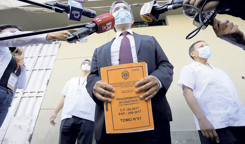 Crimen. El fiscal José Domingo Pérez aseguró que la acusación está debidamente sustentada y se probarán todos los delitos. Foto: Jorge Cerdán/La República