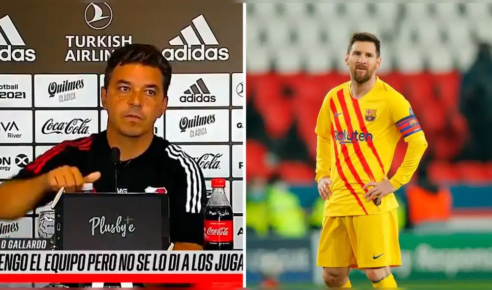 Marcelo Gallardo se refirió a la oferta que rechazó del Barcelona. Foto: Espn/EFE