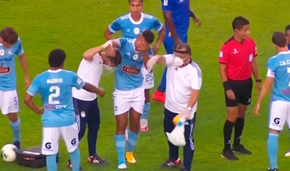 Gianfranco Chávez logró el título nacional de 2020 con Sporting Cristal. Foto: captura de Gol Perú