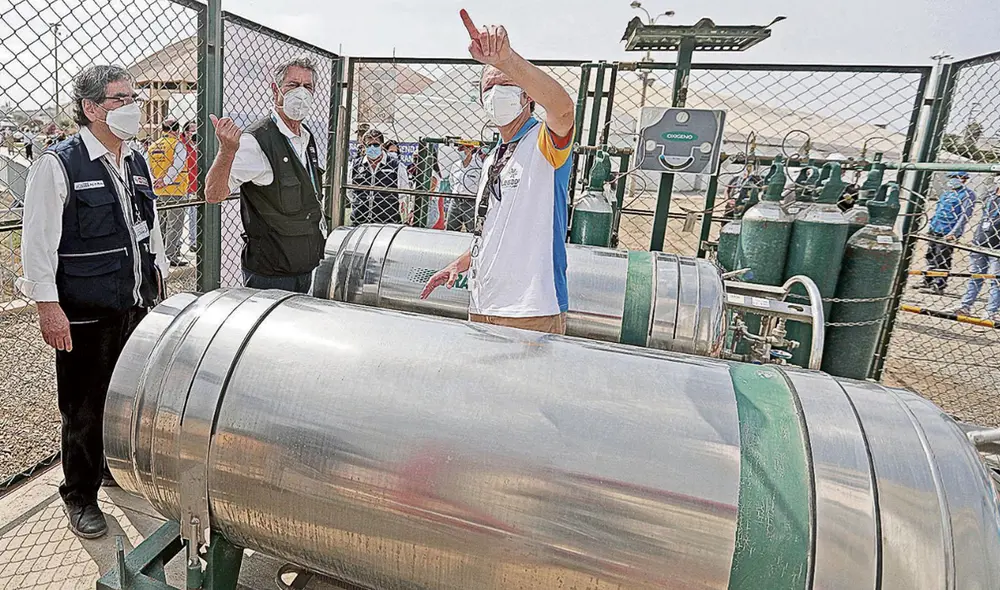 Gobierno también apuesta por la importación y recepción de donaciones de plantas de oxígeno. Foto: Proyecto Legado Gobierno también apuesta por la importación y recepción de donaciones de plantas de oxígeno. Foto: Proyecto Legado