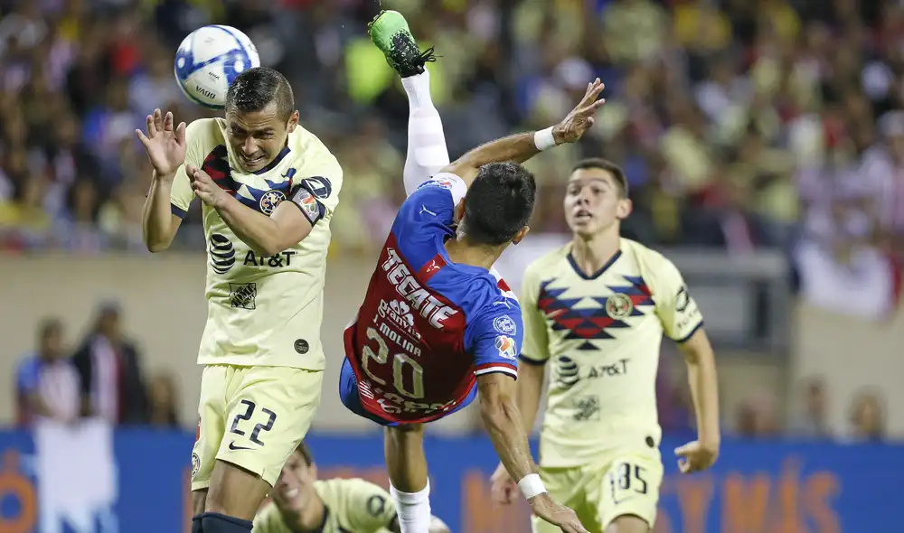 América y Chivas se enfrentan por la Liga MX. Foto: AFP América y Chivas se enfrentan por la Liga MX. Foto: AFP