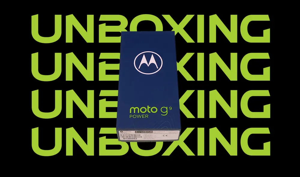 Caja del Moto G9 Power. Foto: Edson Heriquez Caja del Moto G9 Power. Foto: Edson Heriquez