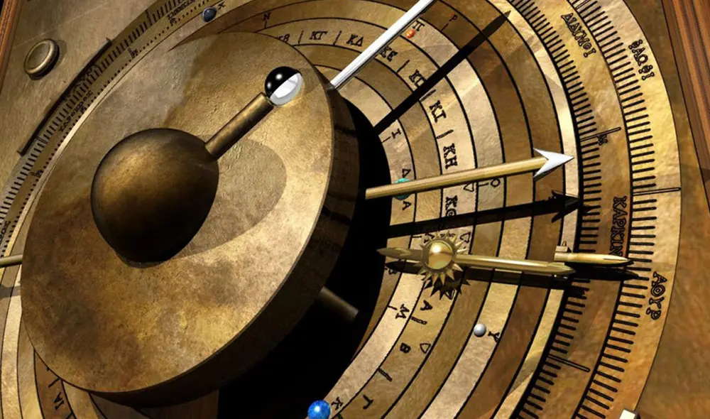 El aparato de bronce fue descubierto en 1901 en las costas de Grecia. Foto: University College London El aparato de bronce fue descubierto en 1901 en las costas de Grecia. Foto: University College London