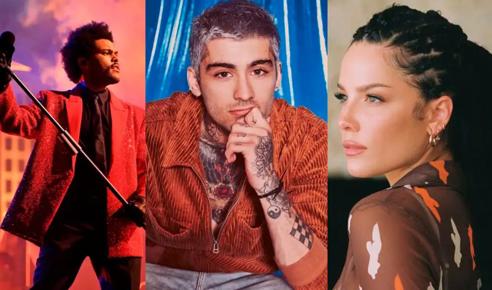 Artistas como The Weeknd, Zayn Malik y Halsey han criticado a la Academia Nacional de Artes y Ciencias de la Grabación de Estados Unidos. Foto: composición LR