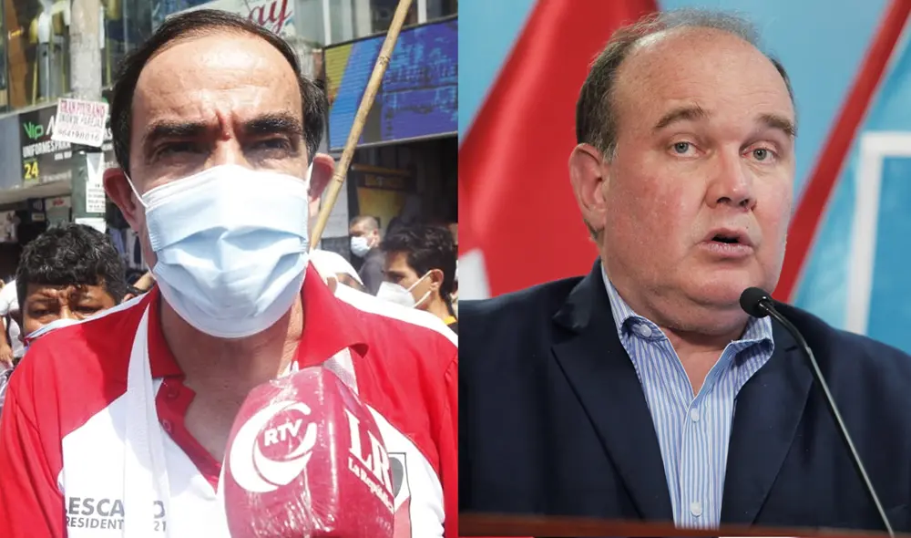 Yonhy Lescano envió una carta notarial a López Aliaga para que se rectifique, pero no lo hizo. Foto: composición/La República