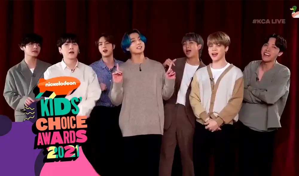 Kids Choice Awards: BTS se lleva tres premios en los KCAs 2021 Kids Choice Awards: BTS se lleva tres premios en los KCAs 2021